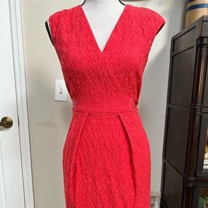 Carmen Marc Valvo pink tone dress
